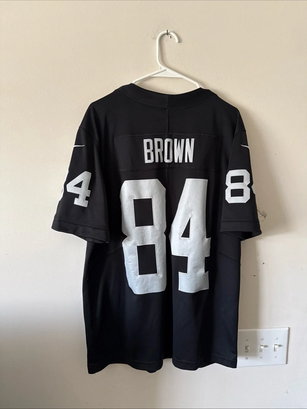 Men’s Nike Antonio Brown #84 Oakland Raiders Vapor Lmtd NFL Jersey Sz L - RARE